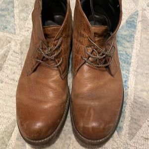 mens JOHNSTON & MURPHY brown boots
